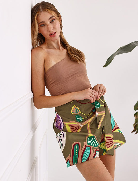 Tulip Print Short/Skirt